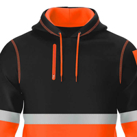 Sudadera con Capucha de Alta Visibilidad, Certificada CE, Resistente a Ácidos, Personalizada, Impermeable, Reflectante, Resistente al Fuego, Ropa de Trabajo para Hombre, Nailon FR Plus