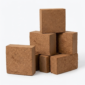 Low EC Cocopeat Block For Home Gardening - 5kg Custom Packing Coco Peat Garden Retailers Indian Supplier - Product Image 2