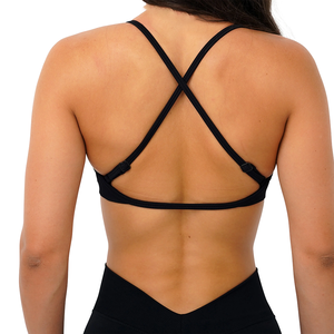 Soutien-gorge de sport sans couture pour femme, dos nu, pour la gym et le yoga, avec logo personnalisé - Product Image 4