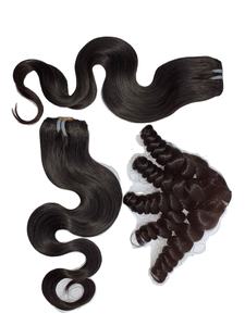 Extensiones de Cabello Humano Remy 100% al por Mayor, Ondulado Vietnamita, Trama Única, Paquete con Encaje HD para Mujeres Negras, Varios Estilos, a Granel - Product Image 6