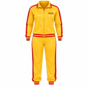 PDK <b>Womens</b> Polyester Tracksuit Lightweight Two Piece Exercise Clothing Set with Full Zip <b>Jacket</b> and Elastic Waist Pants - Product Image 3