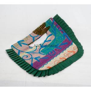 Handmade Vintage Kantha Cotton Clutch <b>Bag</b> Women's Evening Party Purse Clutch Pouches Stylish Wholesale Lot - Product Image 5