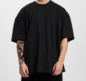 T-shirt Oversize da Uomo in Cotone 100% Personalizzabile, Ultimo Design, Colore Personalizzato, Asciugatura Rapida, Traspirante, Casual, per Adulti, Vendita all'Ingrosso - Product Image 3