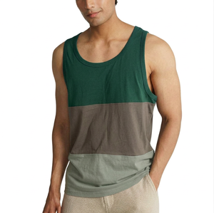 Camiseta sin mangas de gimnasio para hombre con logo personalizado, de secado rápido, para entrenamiento muscular, para fitness al aire libre - Product Image 1