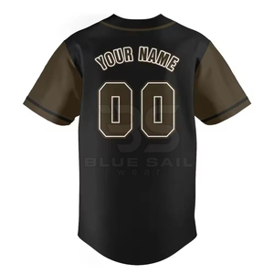 Camiseta de Béisbol Personalizada OEM, Impresión Sublimada de Alta Calidad, Ropa Deportiva Ligera para Equipos - Product Image 2