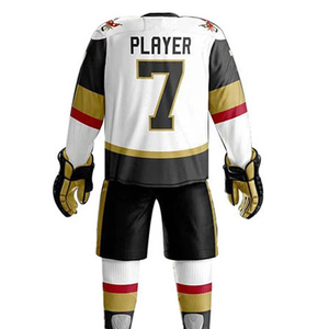Maillots et ensembles de pantalons de hockey sur glace de qualité supérieure fabriqués en usine, prix de gros, uniforme de hockey sur glace avec service OEM - Product Image 5