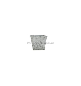 Maceta de METAL galvanizada para decoración de jardín, maceta de METAL, precio al por mayor, nuevo estilo - Product Image 1
