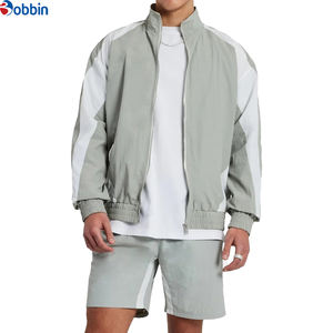 Conjuntos Deportivos Personalizados para Hombre, Chaqueta con Cierre y Logotipo Personalizado, Pantalones Cortos Deportivos de Nailon, Conjunto Cortavientos Unisex - Product Image 5