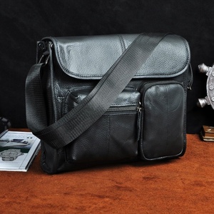 Men's Leather Chest Casual Messenger Bag Fashion Men's Shoulder Handbag LKU-0136 - Product Image 2