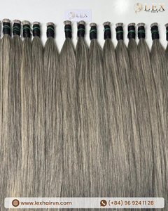 LEXHAIR Cheveux vierges bruts gris sel et poivre tendance, provenant d'un seul donneur, couleur personnalisée, vente en gros, 100% vietnamien - Product Image 5
