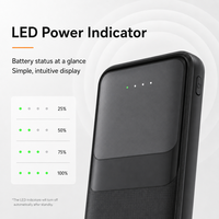Banco de Energía Portátil de 10000 mAh, Cargador Ligero con Logotipo Personalizado al por Mayor para Senderismo, Actividades al Aire Libre y Teléfonos, Uso Global