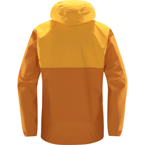 Veste coupe-vent imperméable à capuche pour homme avec blocs de couleur et fermeture éclair sur le devant, style sportif, finition hiver - Product Image 6