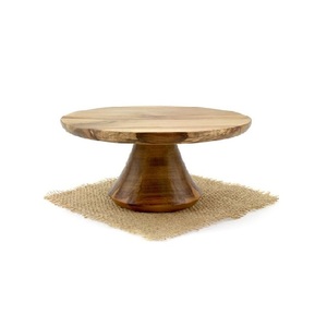 Exhibidor de Pasteles de Madera Decorativo Hecho a Mano para Hogares Modernos y Presentaciones de Panadería - Product Image 3