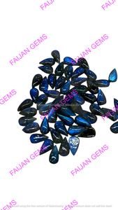 Labradorite naturelle, cabochons de formes variées, pierres pour la fabrication de bijoux, taille et poids personnalisables, pierres précieuses en vrac, FAIJAN GEMS, tiers. - Product Image 2