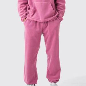 Trending <b>Pink</b> <b>Tracksuit</b> Womens Oversized Fleece Sweatsuit Soft Cotton Blend Hoodie Set Casual Lounge Street Fashion Apparel DDP - Product Image 4