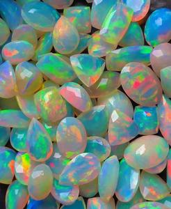 Ópalos Etíopes Naturales Facetados, Gemas Sueltas de Formas Mixtas con Juego de Color, Pulidos, BU GEMS, 5-10 Quilates, Certificados por Terceros - Product Image 5
