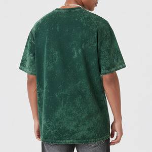 เสื้อยืดคอกลมโอเวอร์ไซส์ทรงริงเกอร์แบบย้อมสีเอซิด รุ่นใหม่ปี 2025 สำหรับผู้ชาย คุณภาพสูง แฟชั่นทันสมัย และเหมาะสำหรับใส่ออกกำลังกาย - Product Image 5