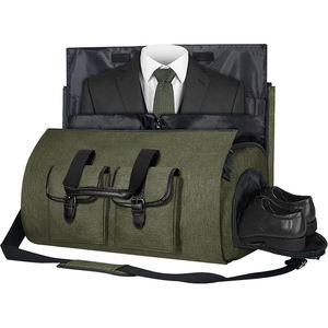 Bolsa de Viaje Convertible Verde Oliva, Resistente al Agua, para Fin de Semana - Product Image 4