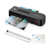 मैनुअल 2 रोल 320mm A4 आकार Laminating मशीनों के साथ बिजली Laminator Laminating फिल्म