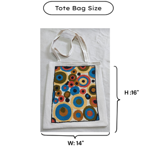 Kashmiri Artisan Luxury Cotton Tote <b>Bag</b> Handmade Embroidered Zipper Closure Shoulder <b>Bag</b> Reusable Eco Friendly Shopping <b>Travel</b> - Product Image 1