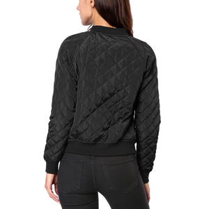 Vestes bomber pour femmes en tissu polyester nylon hautement durable, coupe-vent, avec tissu anti-rétrécissement - Product Image 2