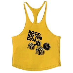 Vente en gros : Débardeur en coton pour homme, sans manches, respirant, pour la gym et le fitness, idéal pour l'été, style décontracté, uni, en vrac - Product Image 1