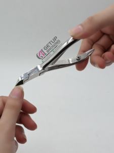 Cortacutículas Eléctrico Plateado de Acero Inoxidable, con Logotipo Personalizado, Herramienta de Belleza para Uñas, Nuevo, para Salón de Belleza, GETUP BROSONS - Product Image 4