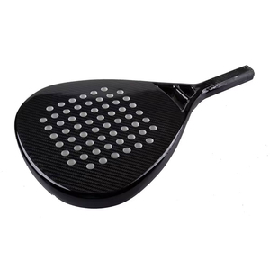 Raqueta de Pádel de Diseño Personalizado, Nueva, de Fibra de Carbono, con Forma de Lágrima, Empuñadura de Cuero Antideslizante, Mejor Rendimiento - Product Image 4
