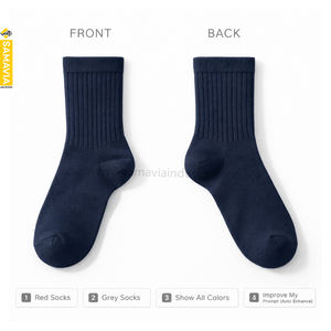 ถุงเท้าแซมาเวียสำหรับเด็กและผู้ใหญ่ - ทนทาน สวมใส่สบาย เป็นมิตรกับสิ่งแวดล้อม แห้งเร็ว ระบายอากาศได้ดี ผลิตจากผ้าไนลอนผสมฝ้าย / รับสั่งซื้อจำนวนมากแบบขายส่ง - Product Image 2