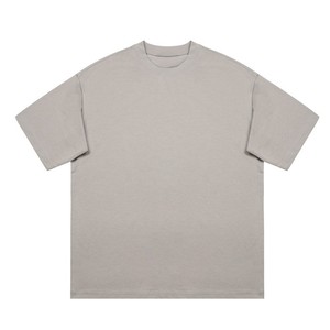T-shirt pour homme en coton lourd 300g, style streetwear américain, coupe confortable, petit col, grande taille, broderie personnalisée avec logo OEM - Product Image 4