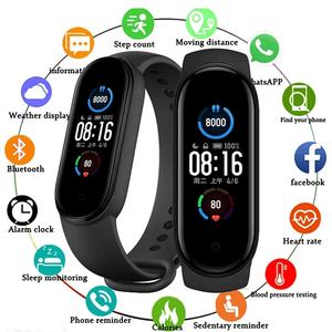Bracciale braccialetto di frequenza cardiaca e pressione sanguigna M4 Smart Watch Band Fitness Tracker - Product Image 3