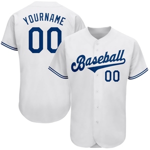Vente en gros de maillots de baseball authentiques blancs personnalisés OMMIZ INDUSTRY, best-sellers - Product Image 1