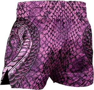 Pantalones Cortos de Boxeo para Hombre, Elásticos, Transpirables, Material Duradero, Adecuados para Entrenamiento y Competición - Product Image 6