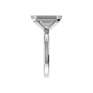 Excellent <b>Emerald</b> Cut Lab Grown Diamond <b>Ring</b> 925 Sterling <b>Silver</b> 9K 14K 18K Gold Elegant Women's Engagement and Fine Jewelry - Product Image 2