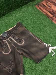 Pantalones Cortos de Lederhosen para Hombre, Cintura Alta, Bordado Floral, Cierre de Botones, Estilo Vintage, Transpirables, Casuales, Trachten Bávaro - Product Image 4