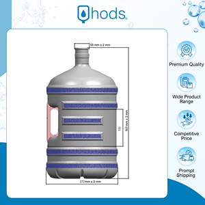 Botella de agua PET de 5 galones (20L) de alta calidad, muy vendida, hecha de plástico PET y completamente libre de BPA, de origen español, exportada. - Product Image 6