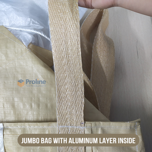 Sac jumbo robuste pour matériaux en vrac Capacité de 500kg à 2000kg Aluminium intérieur de qualité alimentaire et construction tissée en PP pour le transport - Product Image 4