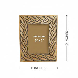 Home Wood Handmade Wooden Photo <b>Frame</b> Rectangular Horizontal Wall <b>Mount</b> Elegant Decor - Product Image 2