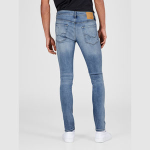 Pantalones Vaqueros para Hombre, Jeans Rectos, Vaqueros de Mezclilla con Estilo, Ropa Urbana para Hombre, Jeans Blancos Ajustados, Lavados, Elásticos, a Bajo Precio - Product Image 3