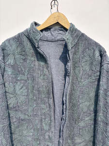 Women's Handmade Suzani Embroidered <b>Jacket</b> <b>Short</b> Quilted <b>Jacket</b> Full Sleeves Tnt Ethnic Boho Fashion Outerwear For Casual Wear - Product Image 6