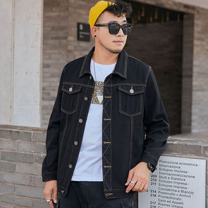 Comfortable Fabric Top Selling <b>Men</b> <b>Denim</b> <b>Jackets</b> High Street New Fashion Style Winter Customized <b>Men</b> <b>Denim</b> <b>Jackets</b> - Product Image 2