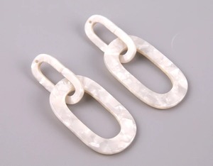 Resin Earring Women Resin Hoop Earrings for Gift Party Product Wear Fashion Jewelry Resin Earrings - Product Image 4