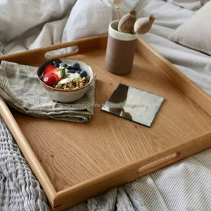 ถาดไม้ขายดี ถาดเสิร์ฟไม้ทำมือ ถาดเสิร์ฟไม้จากอินเดีย - Product Image 1