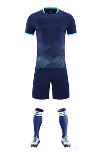Uniformes de Fútbol Personalizados al por Mayor de Alta Calidad, 100% Poliéster, Conjuntos de Camisetas de Fútbol con Impresión Digital, Logotipo Personalizado, Unisex - Product Image 3