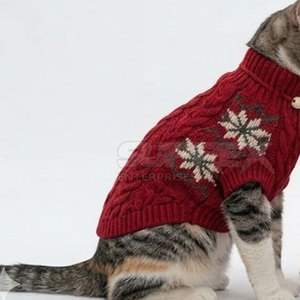 Nouveauté : Pull pour chien et chat en laine moderne, écologique, isolant thermique pour l'hiver, couleur personnalisée - Product Image 4