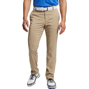 Pantalones de Vestir Color Caqui para Hombre, Cierre de Botones, Frente Plano, Antiarrugas, Poliéster, Estilo Americano, Pantalones de Traje para Hombre, Pantalones de Vestir para Hombre - Product Image 1