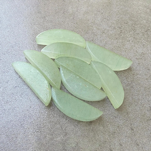 Aventurine AAA+ Cabochon Demi-Lune Forme Pièce de Monnaie Dos Plat Calibré pour Fabrication de Bijoux Toutes Tailles Disponibles - Product Image 6
