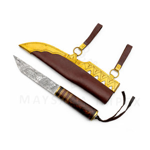 Couteau Viking Birka traditionnel, forgé à la main en acier carbone, couteau nordique pour le camping, la chasse et les collectionneurs - Product Image 6