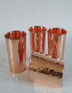 Copper Cocktail Glass Tumbler Manufacturer Ayurvedic Drinking Water Cup Bulk Export Metal <b>Drinkware</b> Supplier - Product Image 4