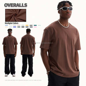 100% chemises unisexes d'été vierges de luxe en coton pour vêtements décontractés t-shirt pour hommes - Product Image 2